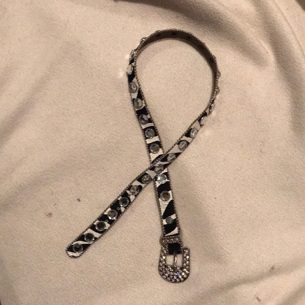 Girls Zebra Stripe Belt